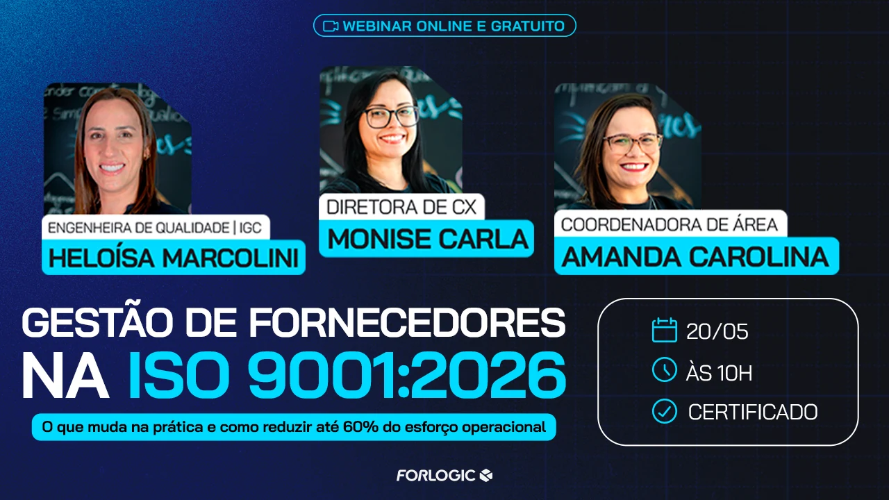 Do Onboarding à Auditoria: como unificar RH e Qualidade sob a nova ISO 9001:2026 — Semana da Qualidade 2026
