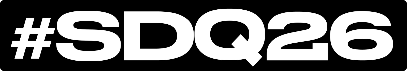 #SDQ26 · Semana da Qualidade 2026